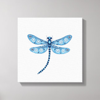 Snowflake Dragonfly Spirit Canvas Print
