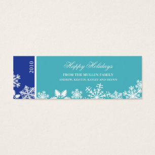 Snowflake Edge Holiday Gift Tag