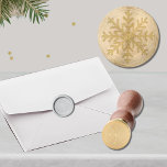 Snowflake Elegant Holiday Embellishment Wax Seal Stamp<br><div class="desc">Elevate your holiday greetings with our Snowflake Wax Seal Kit, the perfect finishing touch for your Christmas correspondence. This kit includes a stunning snowflake design wax seal stamp paired with Silver Wax Beads (or select the color of your choice) creating a timeless and elegant seal for your envelopes. Adorn your...</div>