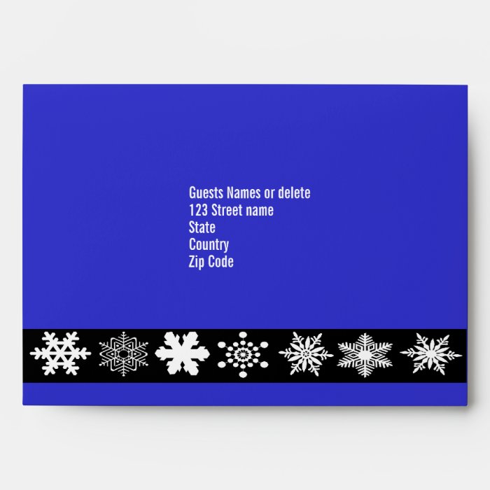 Snowflake Envelope