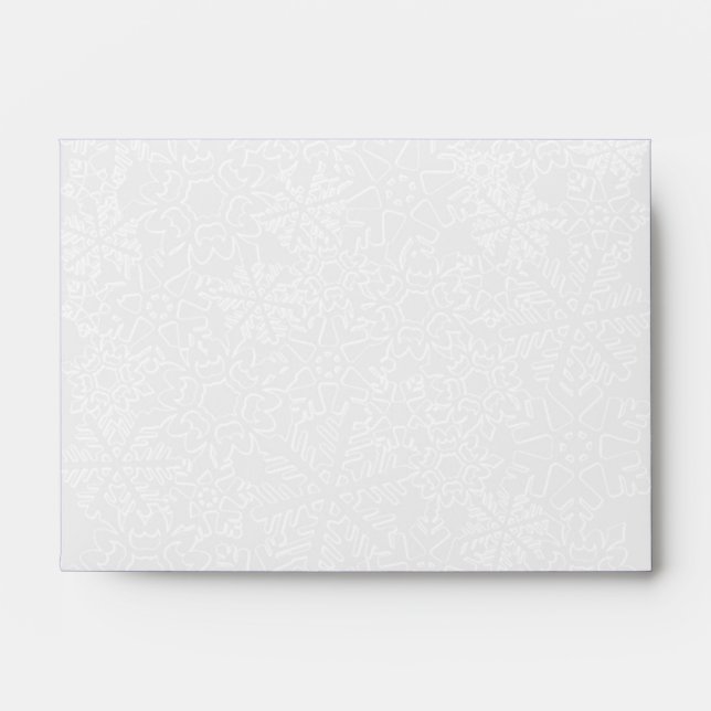 Snowflake Envelope-A6 Envelope (Front)