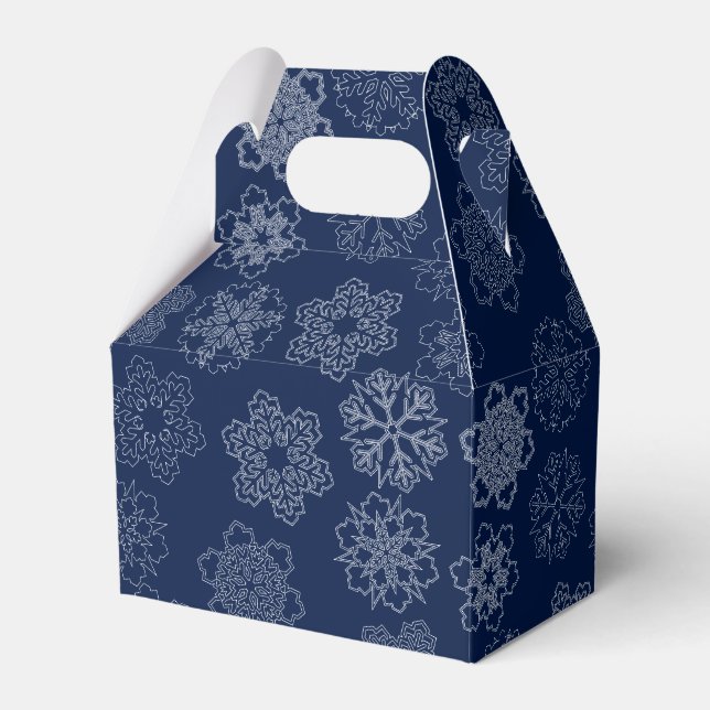 Snowflake Favor Boxes (Front Side)