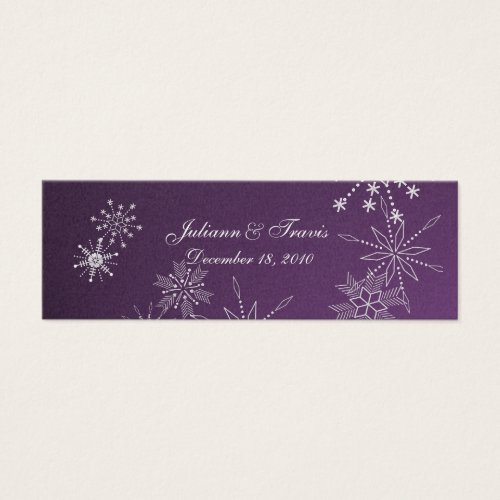 Snowflake Gems/ seating card Business Card