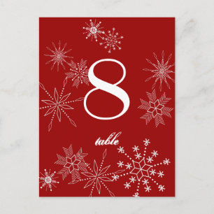 Snowflake Gems/ Table Card