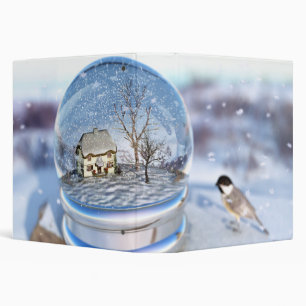 Snowflake Globe Binder