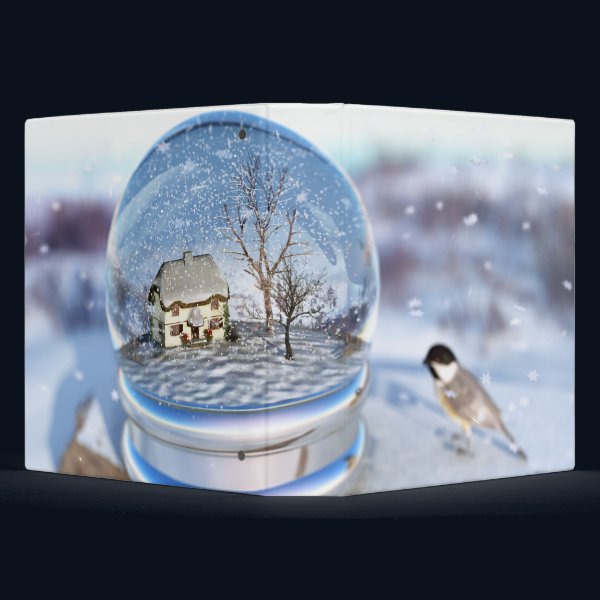 Snowflake Globe Binder