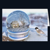 Snowflake Globe Card