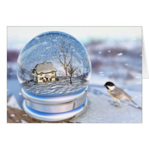 Snowflake Globe Card