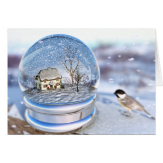 Snowflake Globe Card