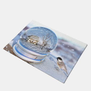 Snowflake Globe Doormat