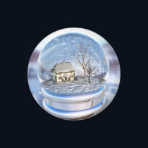 Snowflake Globe Magnet