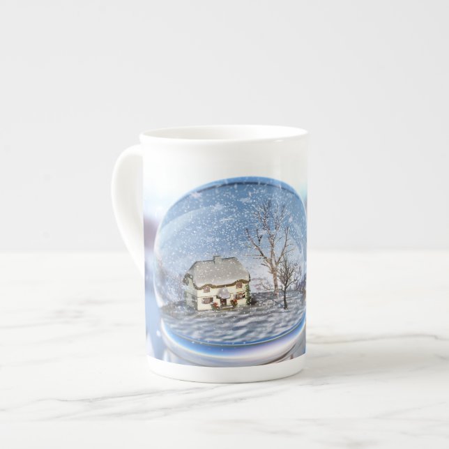 Snowflake Globe Specialty Mug (Front Left)