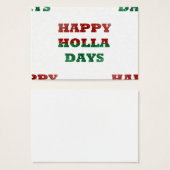 snowflake happy holla days (Front & Back)