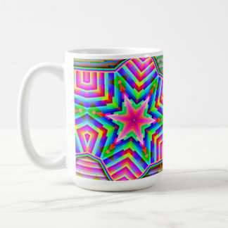 Snowflake Hexagon MirrorFun Computer Art Coffee Mug