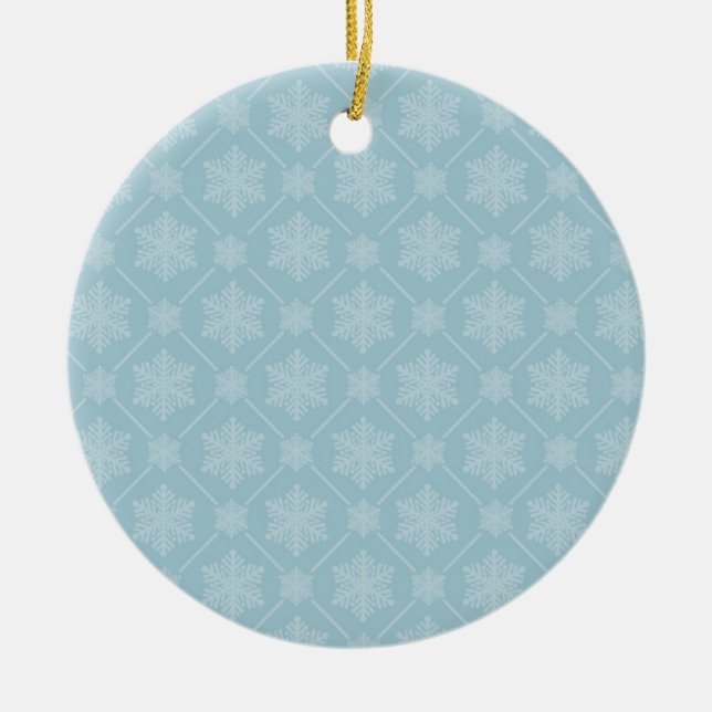 Snowflake Holiday Ornament (Front)