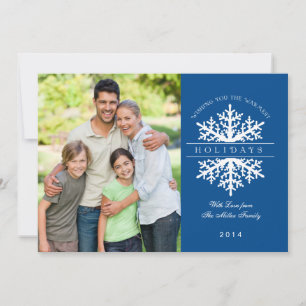 Snowflake Holiday Photo Card Groupon