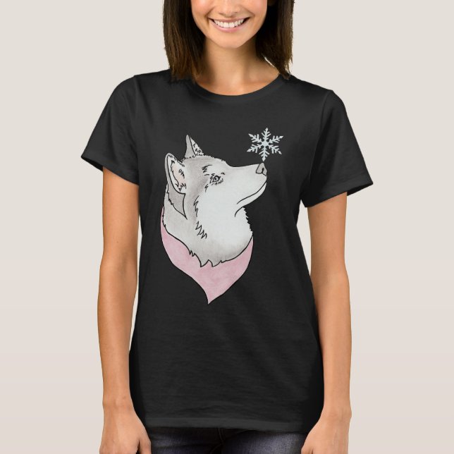 Snowflake Husky T-Shirt (Front)