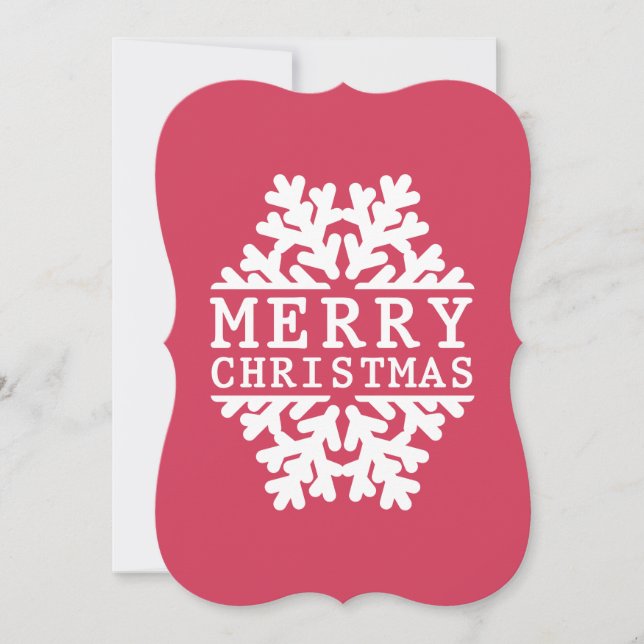 Snowflake Invitation (Front)