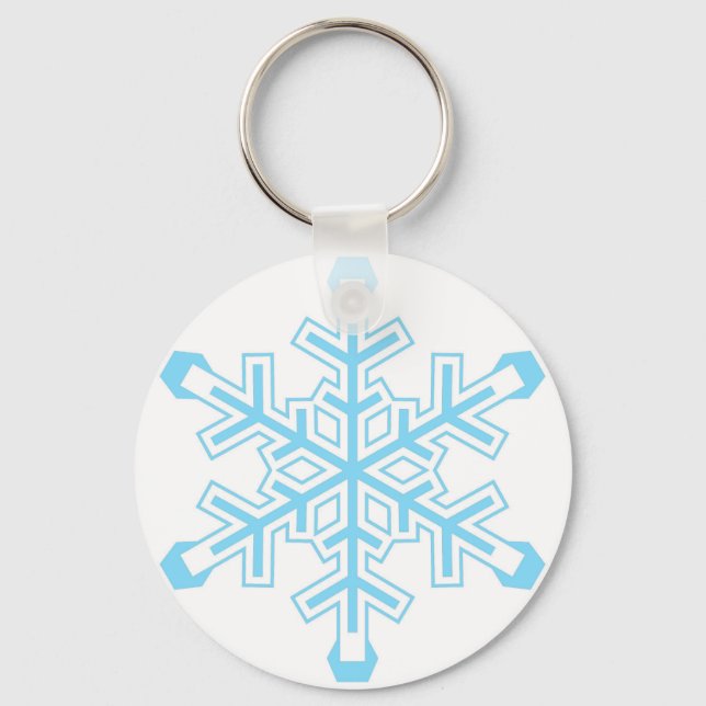 Snowflake Keychain (Front)