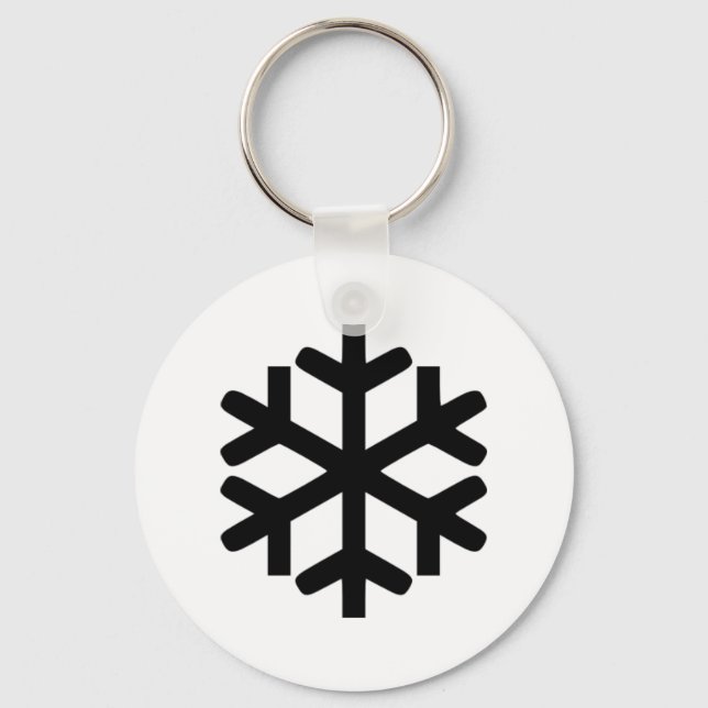 Snowflake Keychain (Front)