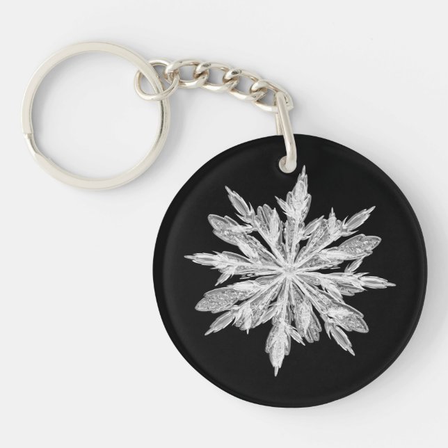 Snowflake Keychain (Front)