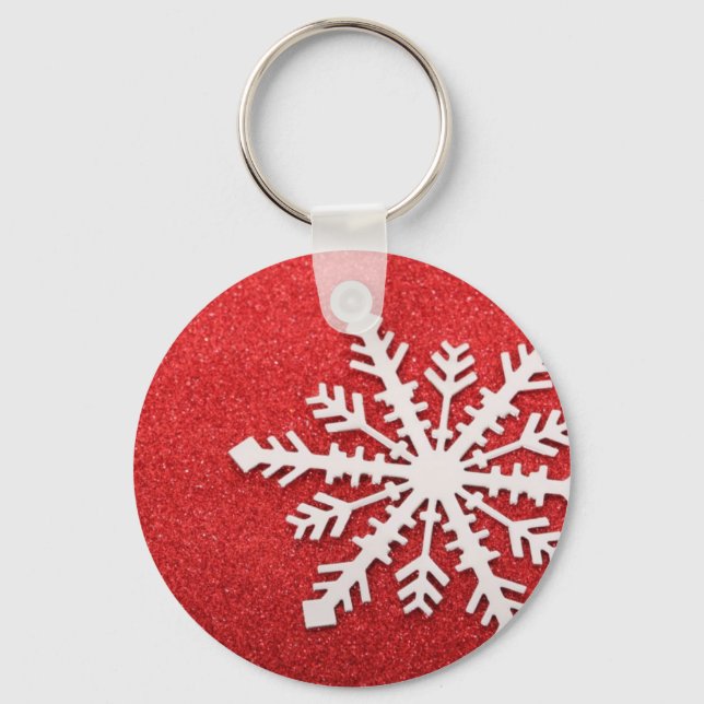 Snowflake Keychain (Front)