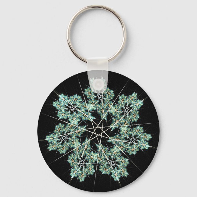snowflake keychain (Front)