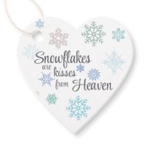 Snowflake Kisses from Heaven Gift Tags