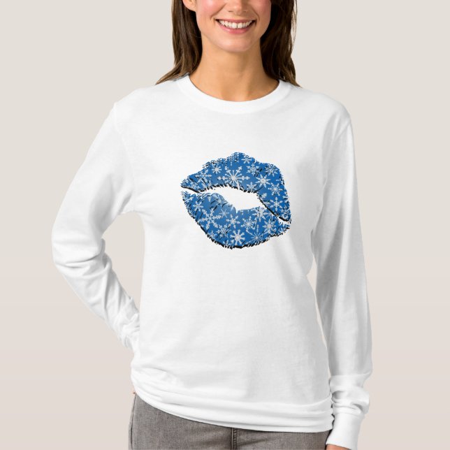Snowflake Kisses T-Shirt (Front)