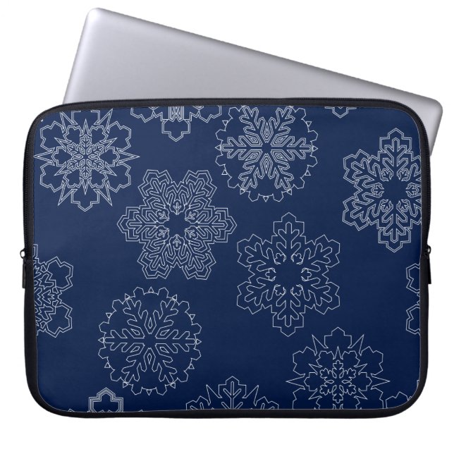 Snowflake Laptop Sleeve (Front)