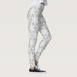 Snowflake Leggings Holiday Snowflake Leggings
