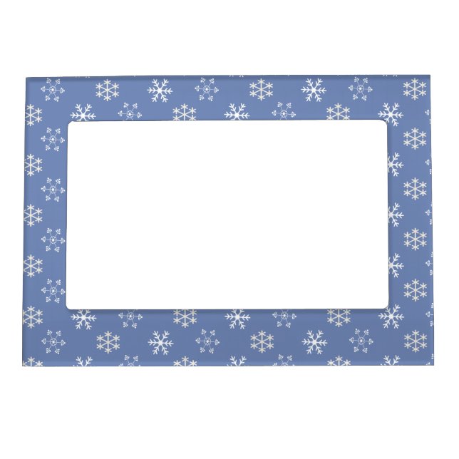 Snowflake Magnetic Picture Frame (Front)