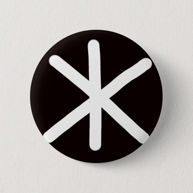 SNÖWFLAKE MAKER -  FLAKE - 002 BUTTON (Front)