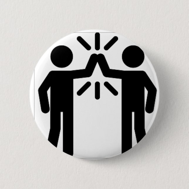 SNŐWFLAKE MAKER - PLAYGROUND BADGE BUTTON (Front)
