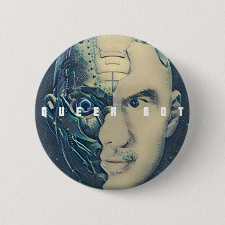 SNŐWFLAKE MAKER - QUEERBOT - BADGE BUTTON
