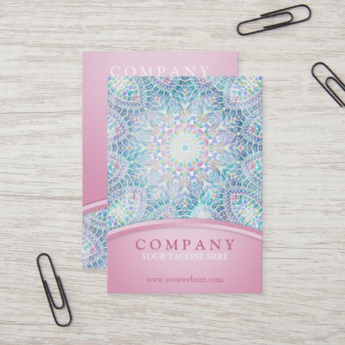 Snowflake Mandala Business Card