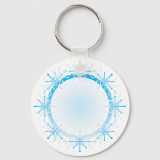 Snowflake Mandala Keychain