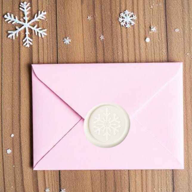 Snowflake Minimalist Wax Seal Sticker (Creator Uploaded)