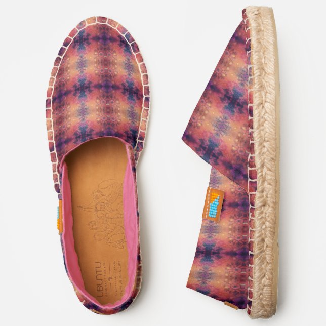 Snowflake Mixed Media Espadrilles (Side)