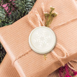 Snowflake Modern Christmas Holiday Wax Seal Stamp<br><div class="desc">Modern Minimal Snowflake Christmas Holidays Wax Seal Stamp</div>