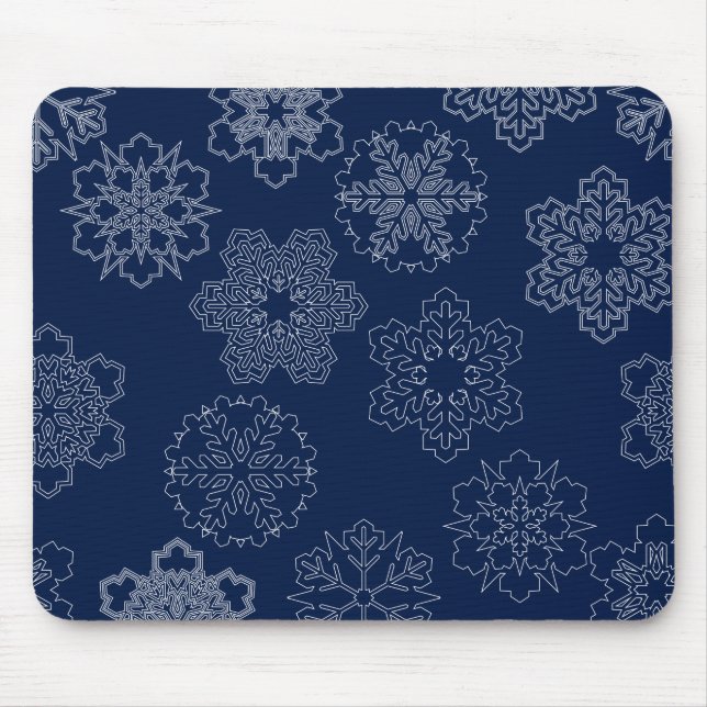 Snowflake Mouse Pad (Front)