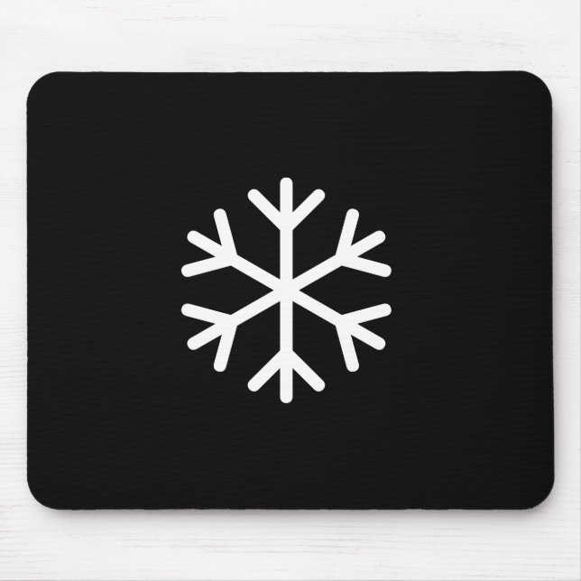 Snowflake Mouse Pad (Front)