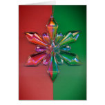 Snowflake Ornament Blank Small Note Card