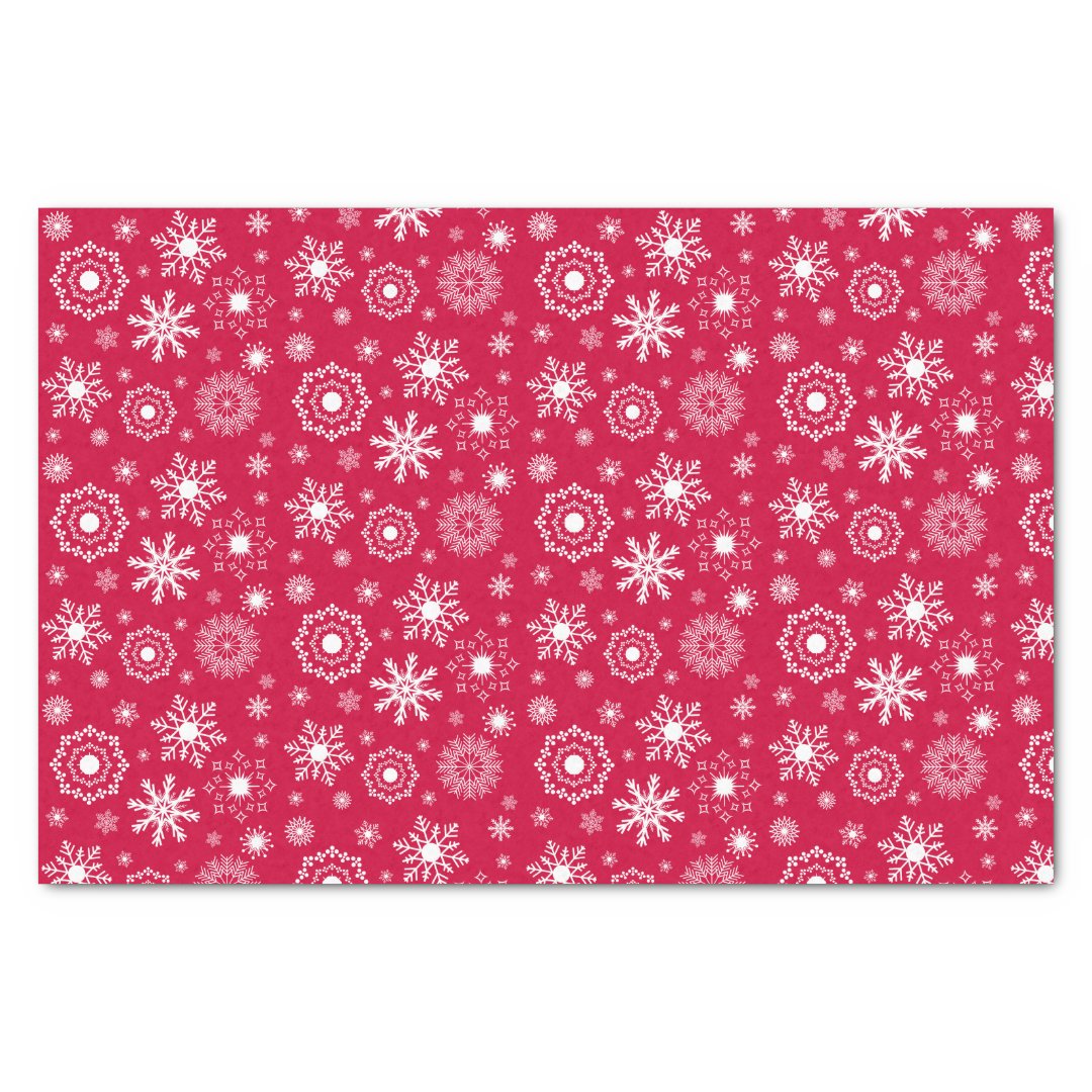 Snowflake Ornament Christmas Holiday Tissue Paper | Zazzle