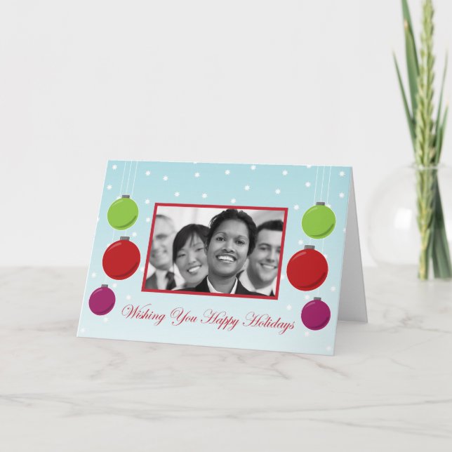 Snowflake Ornament Holiday Template (Front)