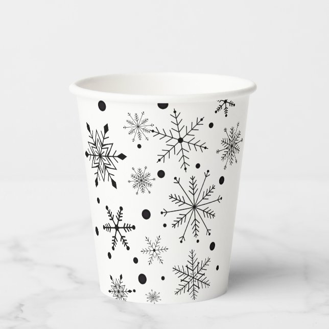 Snowflake Paper Cup (Front)