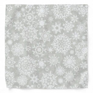 Snowflake pattern	 bandana