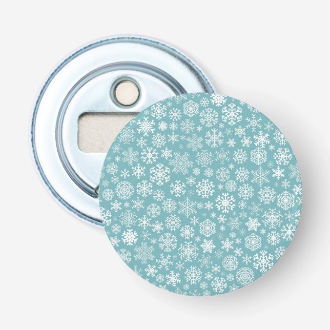 Snowflake pattern	 bottle opener (Front)