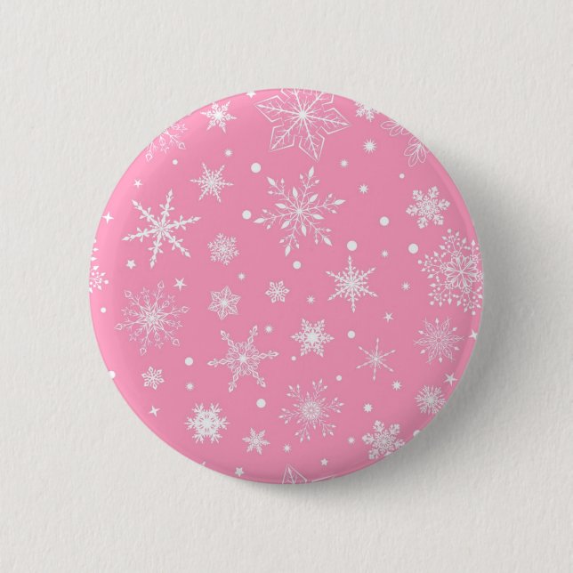 Snowflake pattern button (Front)