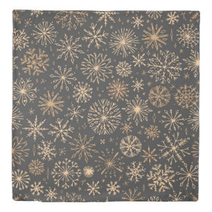 Snowflake pattern	 duvet cover